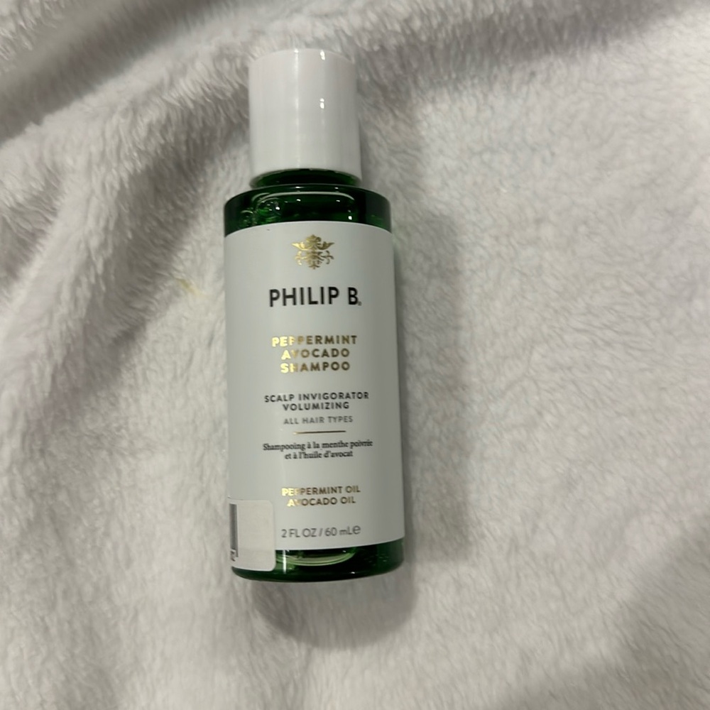 Peppermint avocado shampoo